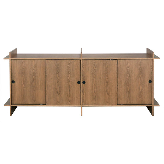 Hazel Sideboard, Oak Veneer-Blue Hand Home