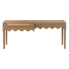 Lulu Console, Oak-Blue Hand Home