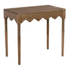 Lulu Side Table, Oak-Blue Hand Home