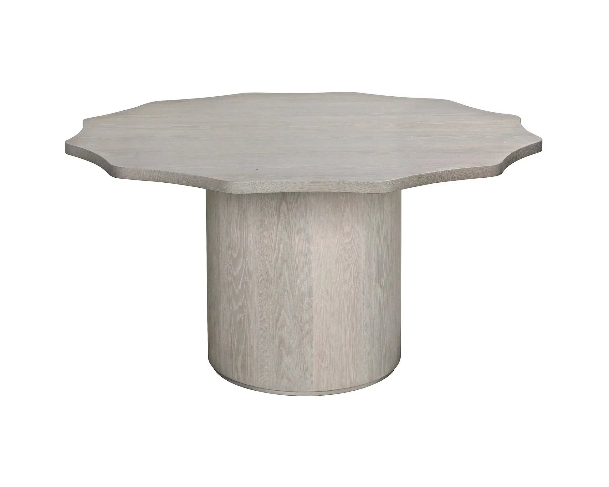 Dahlia Dining Table, Oak-Blue Hand Home