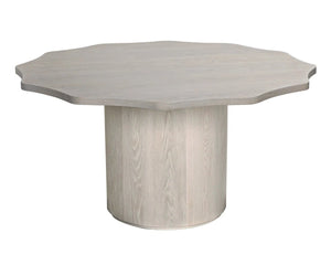 Dahlia Dining Table, Oak-Blue Hand Home