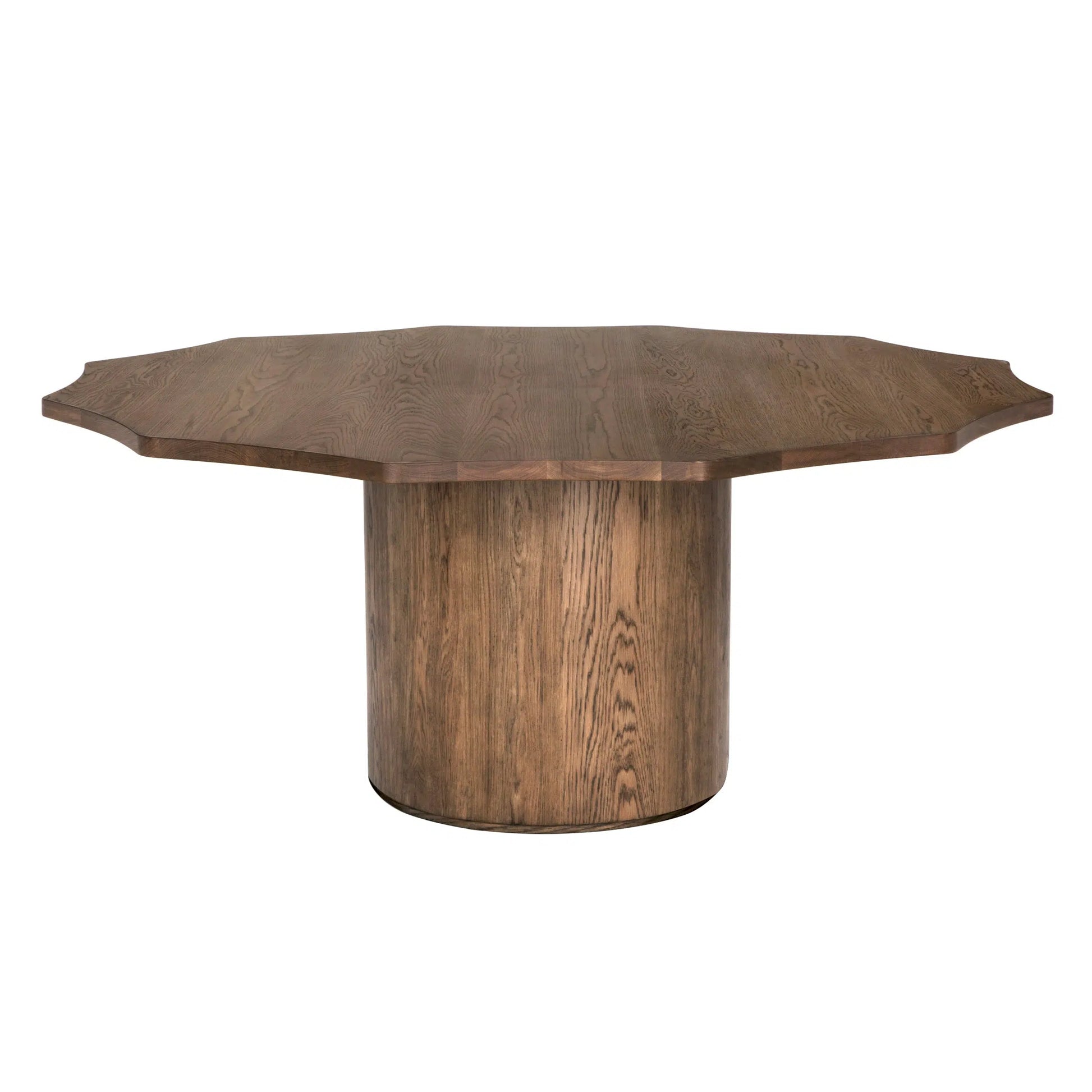 Dahlia Dining Table, Oak-Blue Hand Home