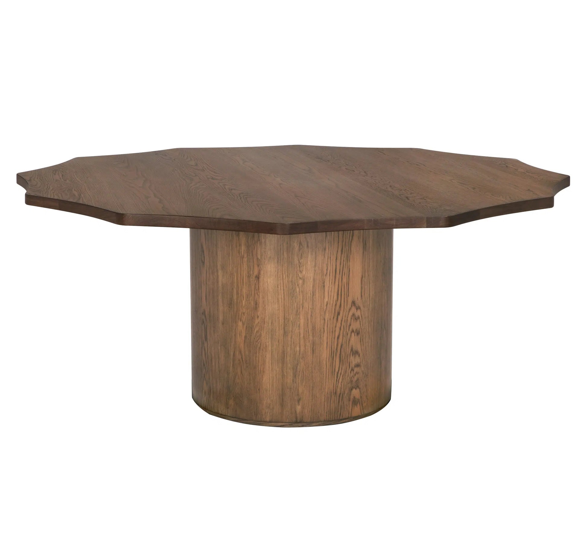 Dahlia Dining Table, Oak-Blue Hand Home