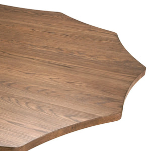 Dahlia Dining Table, Oak-Blue Hand Home