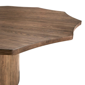 Dahlia Dining Table, Oak-Blue Hand Home