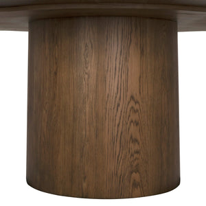 Dahlia Dining Table, Oak-Blue Hand Home