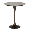 Joni Bar Table, Aged Brass by Noir-Blue Hand Home