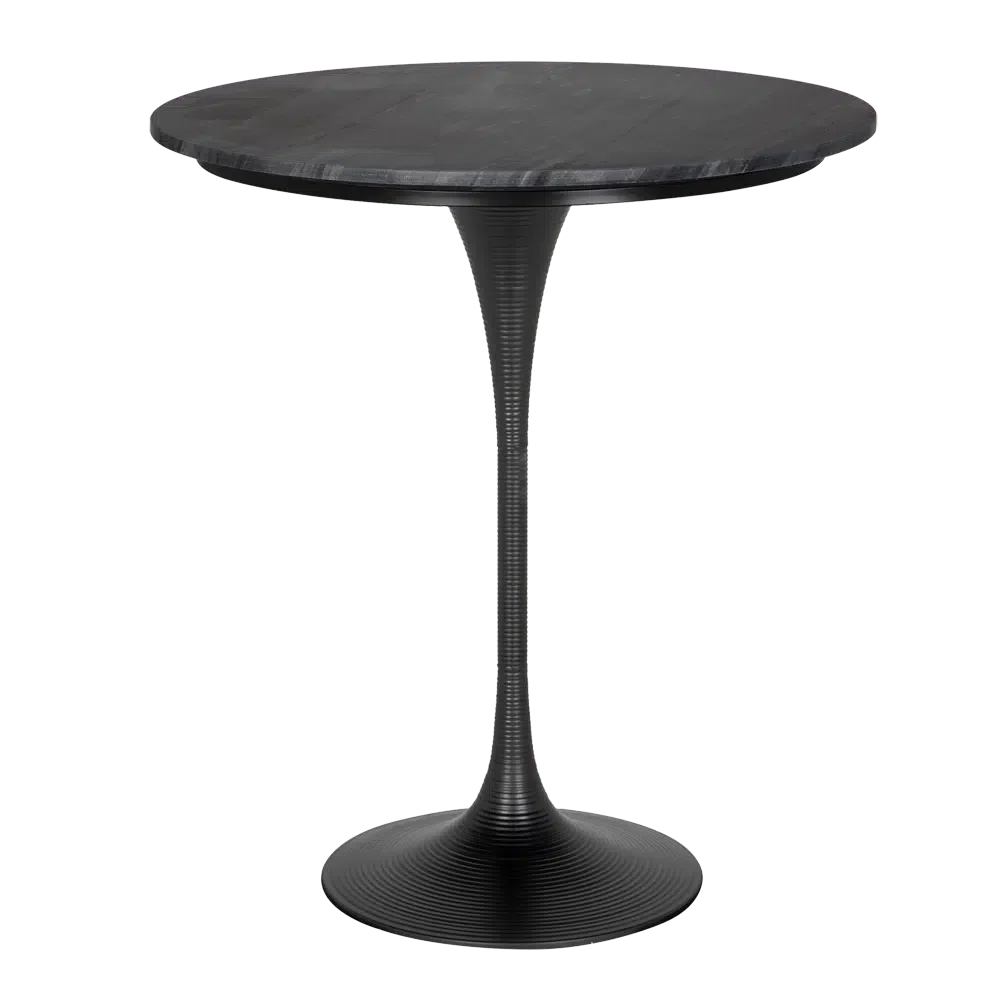 Joni Bar Table, Matte Black by Noir-Blue Hand Home