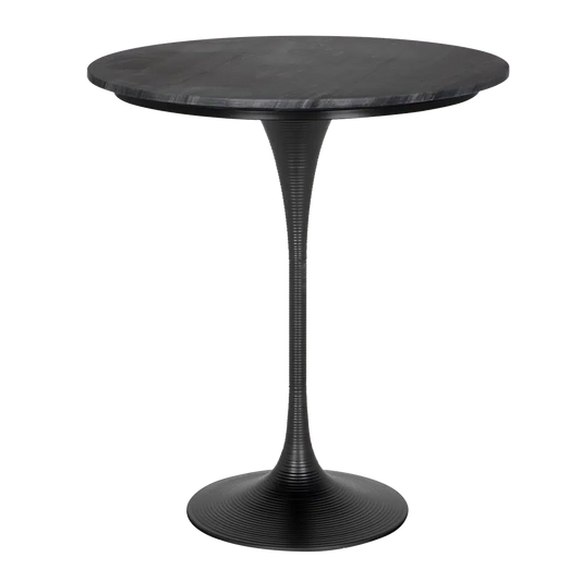 Joni Bar Table, Matte Black by Noir-Blue Hand Home