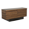 Elevation Sideboard, Dark Walnut and Steel by Noir-Blue Hand Home