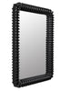 Toshi Mirror, Hand Rubbed Black by Noir-Blue Hand Home