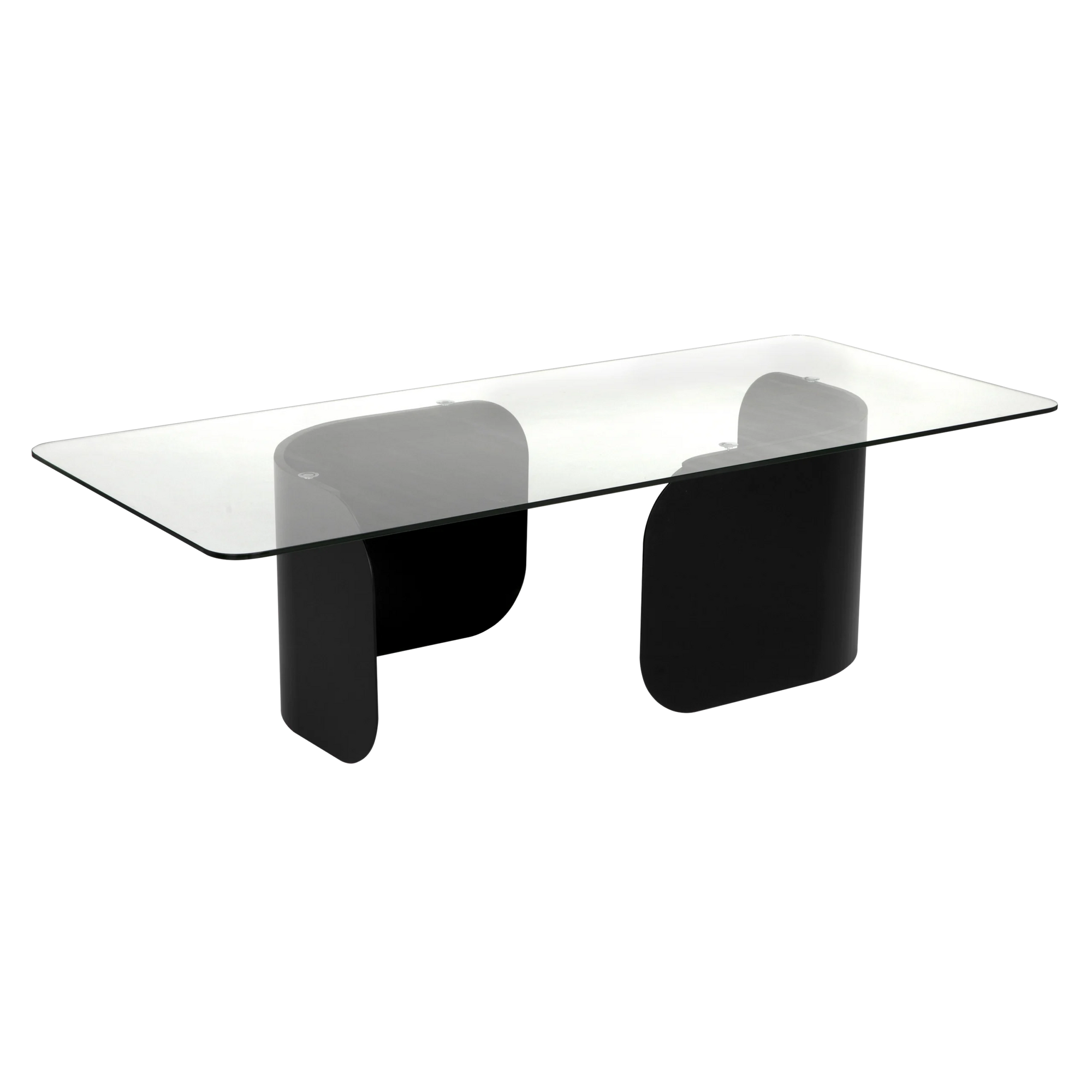 Noir Varicka Coffee Table-Blue Hand Home