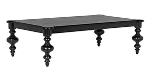 Graff Coffee Table, Hand Rubbed Black by Noir-Blue Hand Home