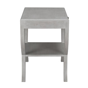 Maude Side Table, White Wash by Noir-Blue Hand Home