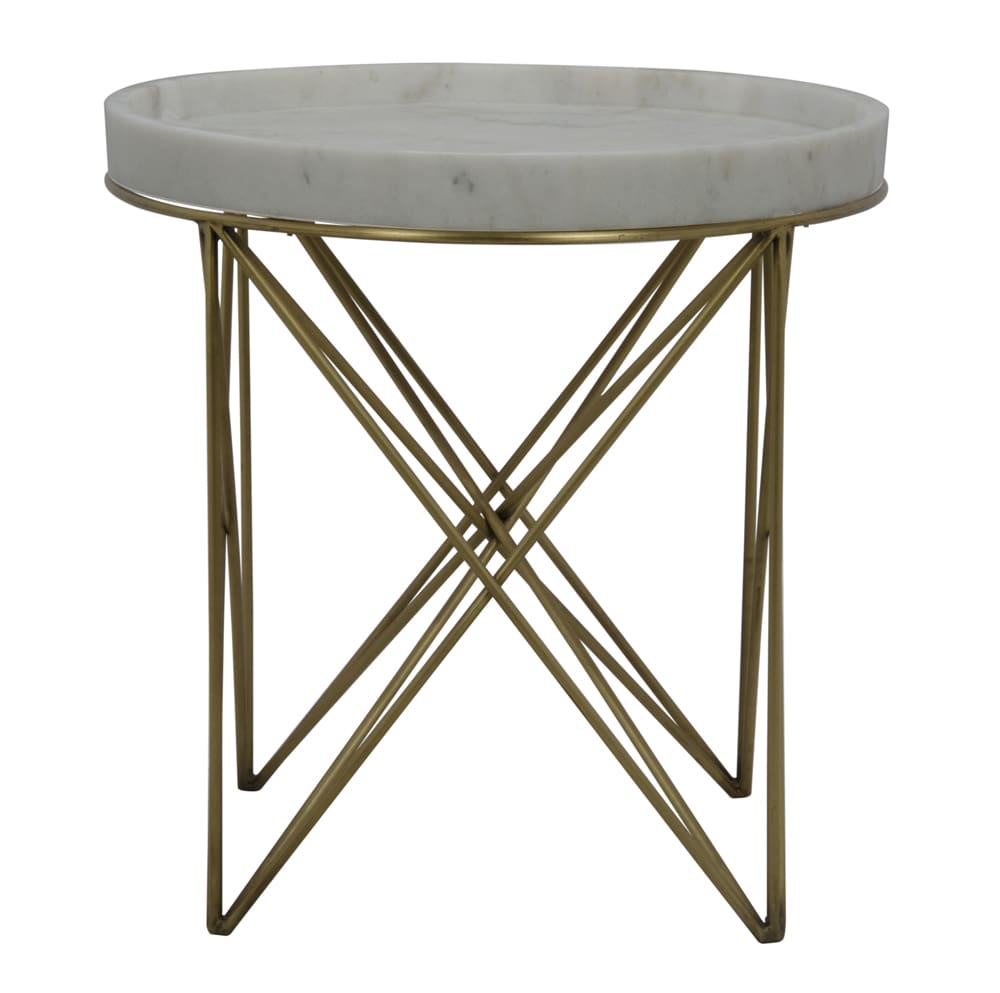 Prisma Side Table by Noir-Blue Hand Home