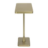 Hild Side Table, Metal with Brass Finish by Noir-Blue Hand Home