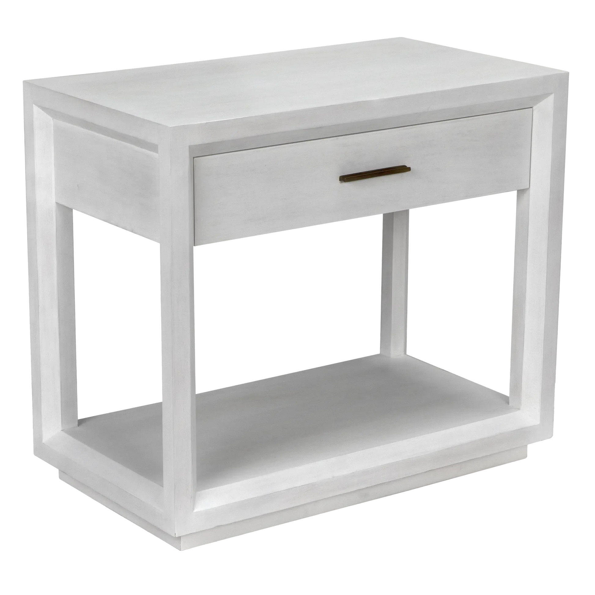 Antony Side Table, White Wash by Noir-Blue Hand Home