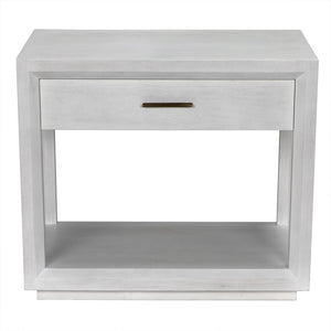 Antony Side Table, White Wash by Noir-Blue Hand Home