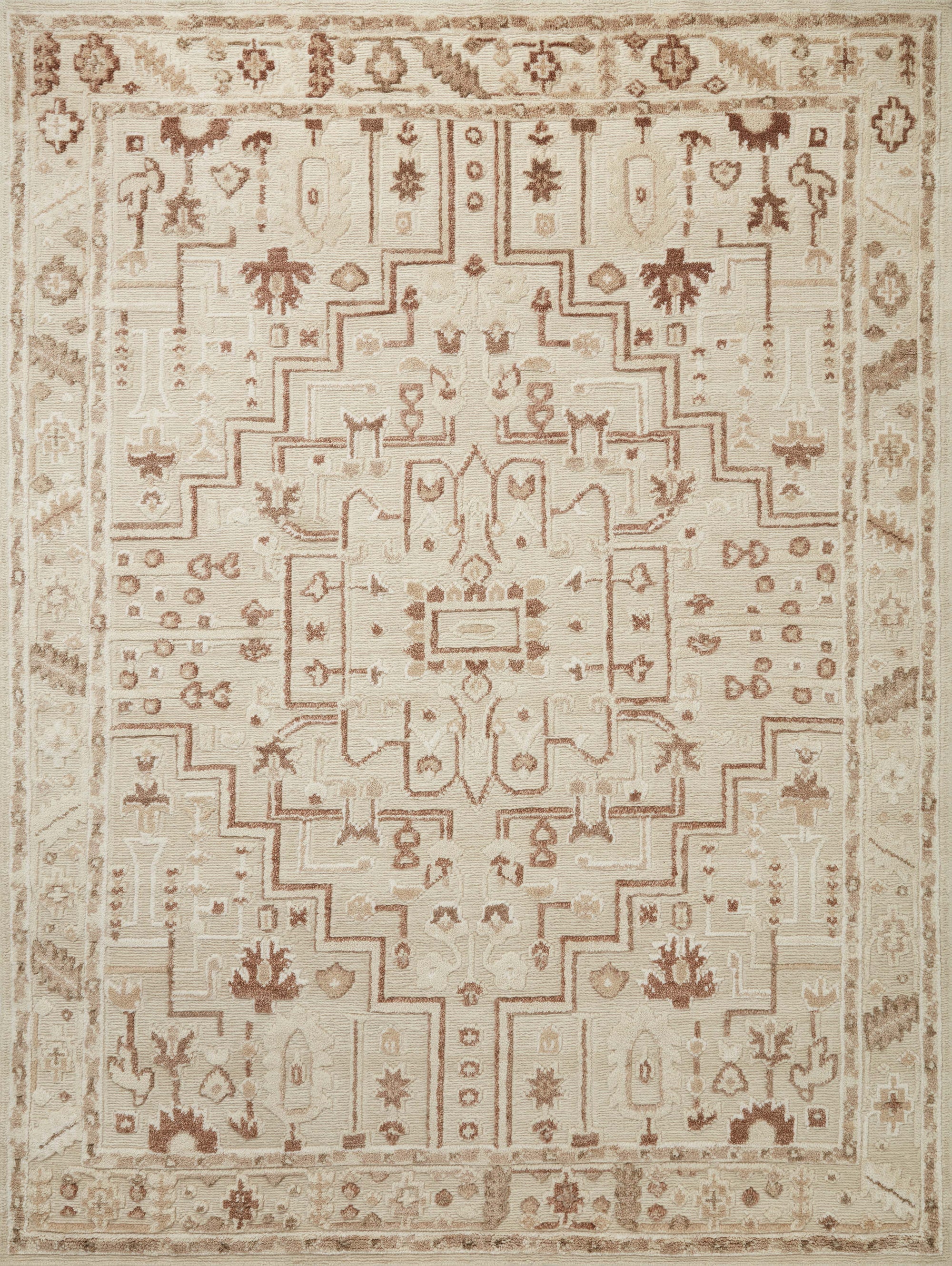 Loloi Ingrid Rug Collection - Ivory / Earth - Magnolia Home by Joanna Gaines-Blue Hand Home