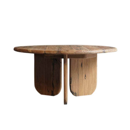 Setu Boatwood Table-Blue Hand Home