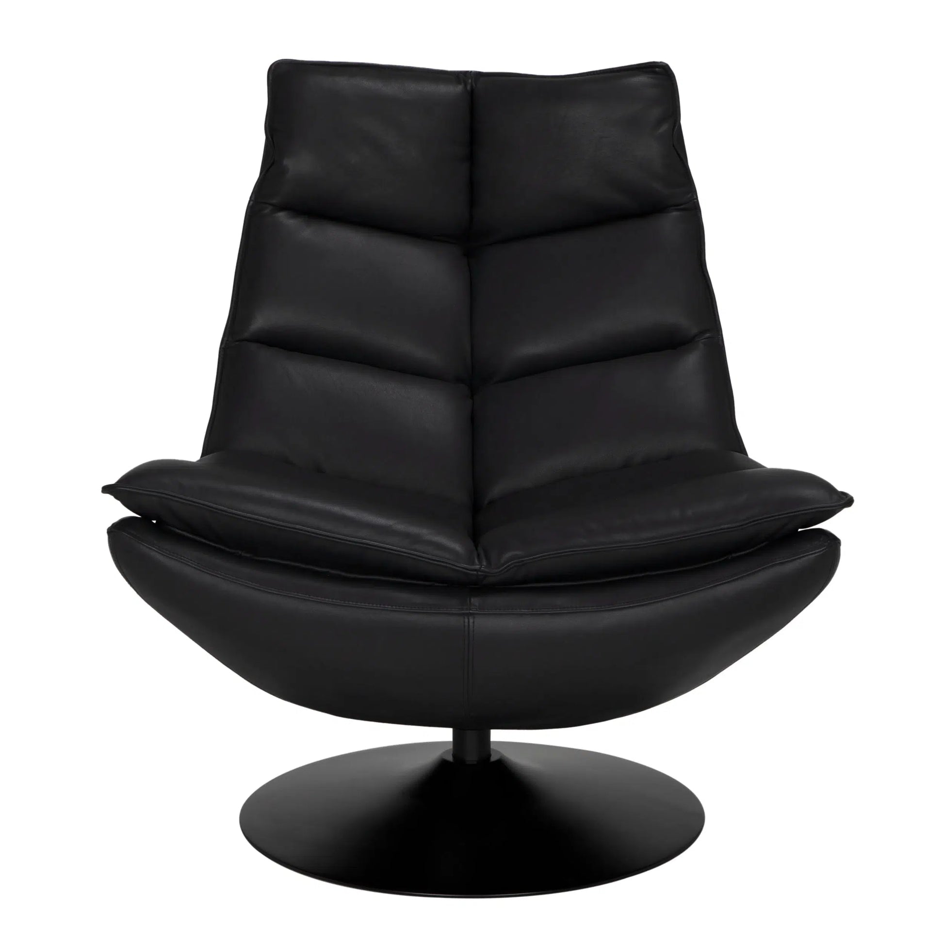 Dante Swivel Chair by Noir-Blue Hand Home