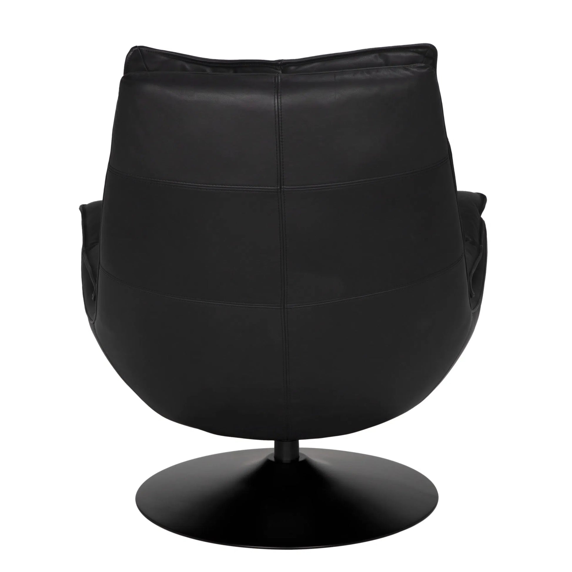 Dante Swivel Chair by Noir-Blue Hand Home