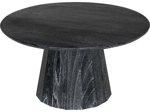 Harlow Coffee Table, Cinder Black-Blue Hand Home