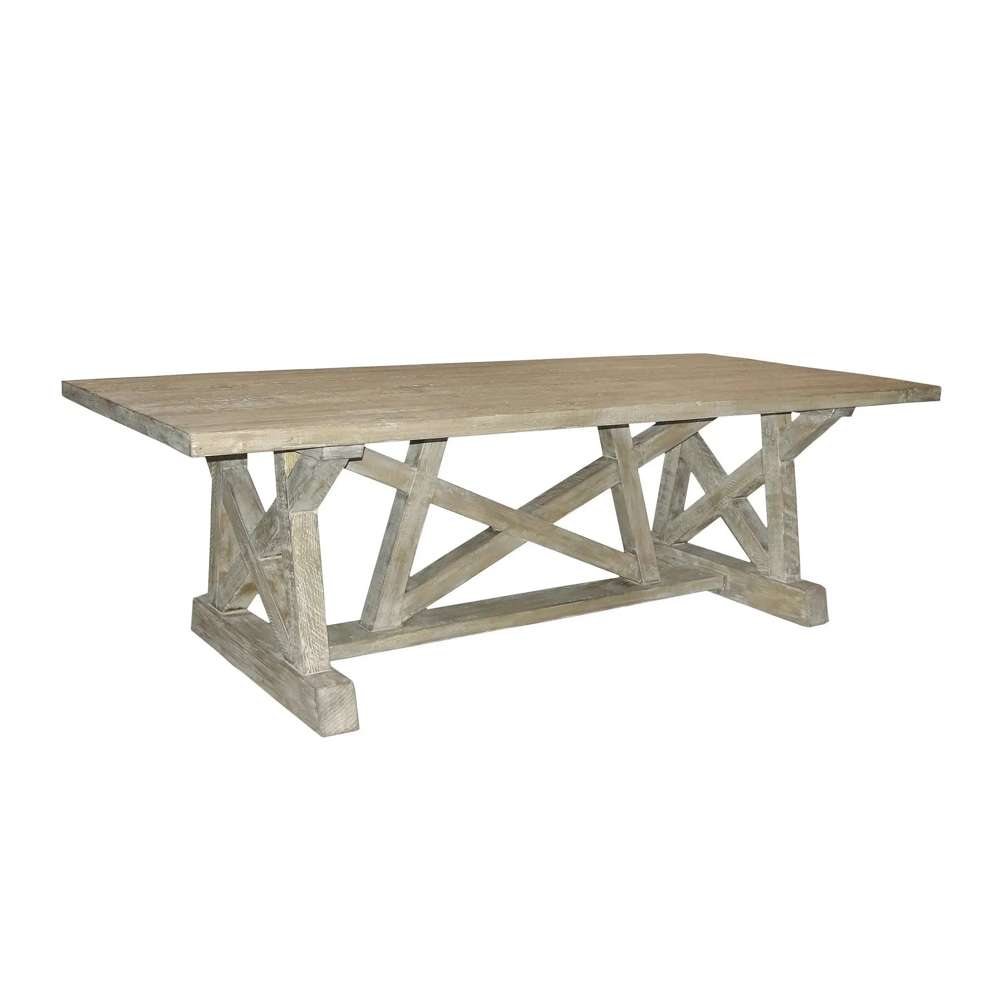 Reclaimed Lumber Pentagon dining table - 144x44x30-Blue Hand Home