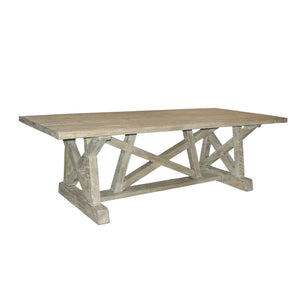 Reclaimed Lumber Pentagon dining table - 144x44x30-Blue Hand Home