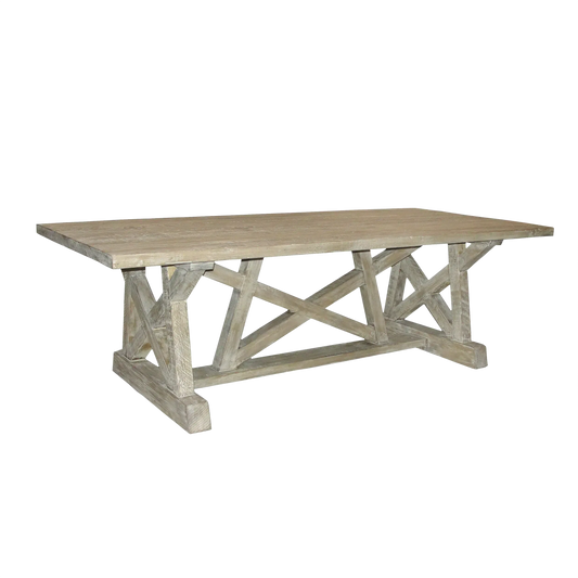 Reclaimed Lumber Pentagon dining table - 144x44x30-Blue Hand Home