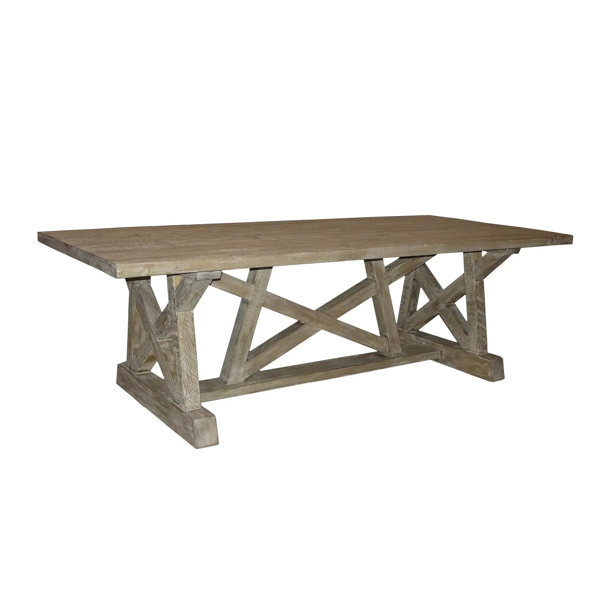 Reclaimed Lumber Pentagon dining table - 96x44x30-Blue Hand Home