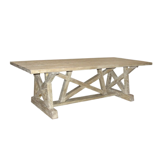 Reclaimed Lumber Pentagon dining table - 96x44x30-Blue Hand Home