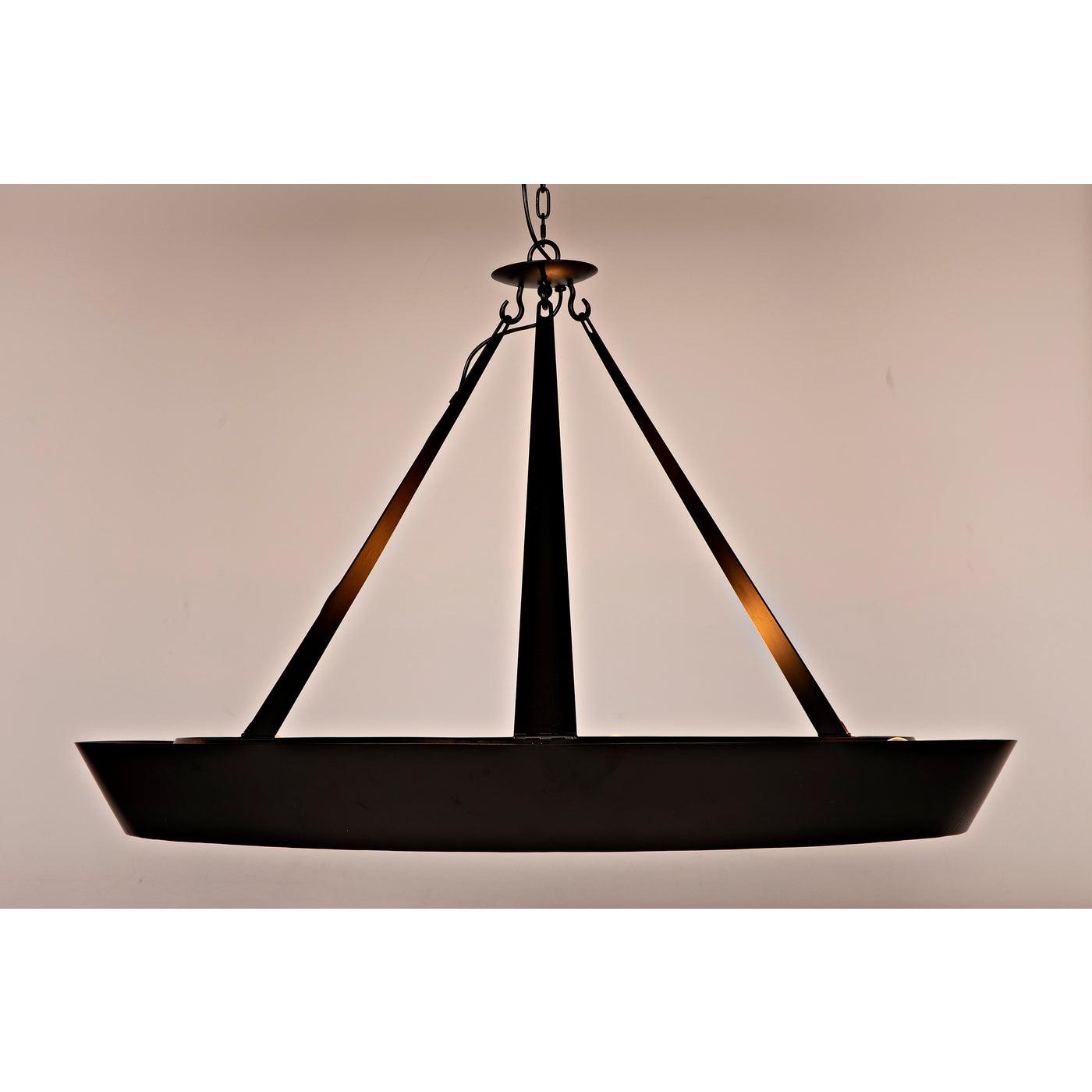 Swan Chandelier-Noir Furniture-Blue Hand Home