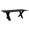 Clint Dining Table, RO, Black - 92x42x30-Blue Hand Home