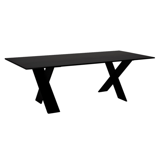 Clint Dining Table, RO, Black - 92x42x30-Blue Hand Home