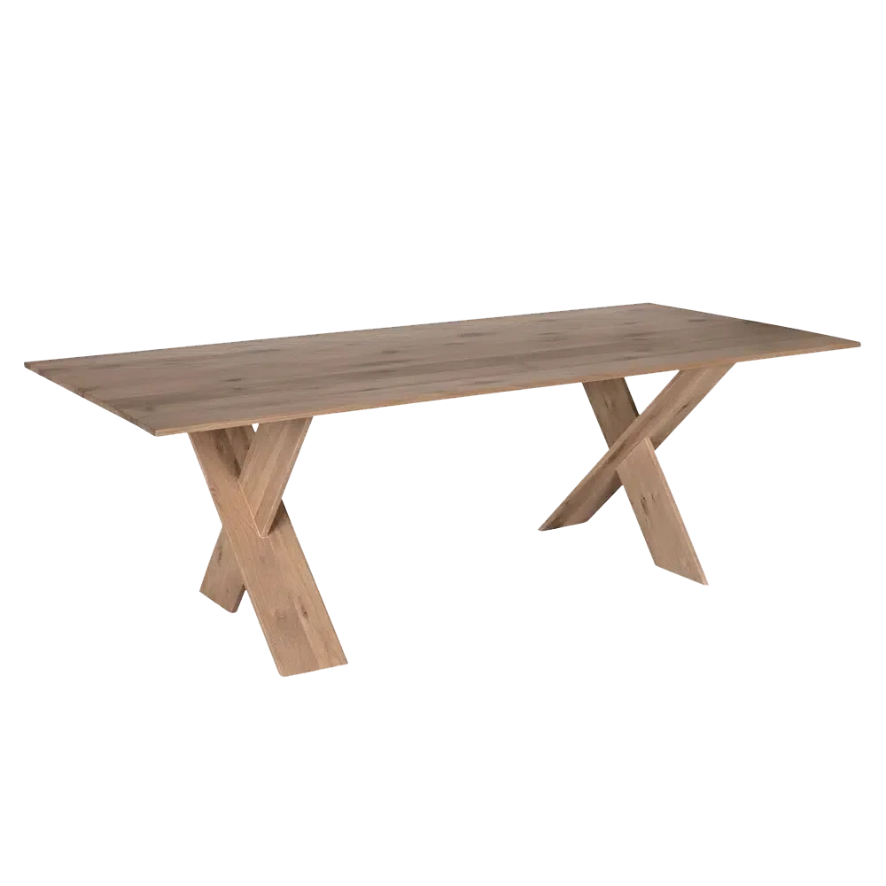 Clint Dining Table, RO, Chai - 92x42x30-Blue Hand Home