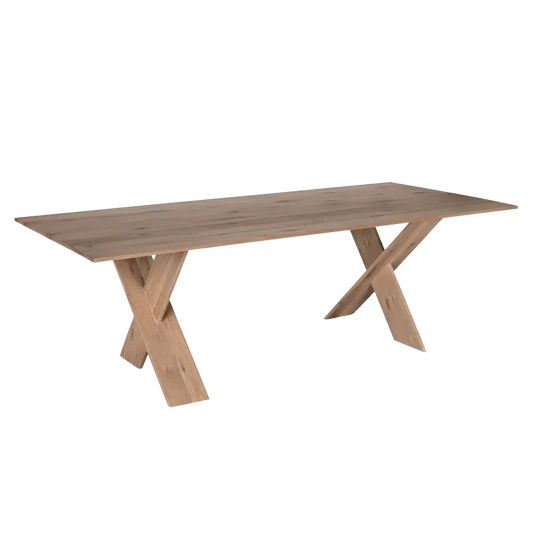 Clint Dining Table, RO, Chai - 92x42x30-Blue Hand Home