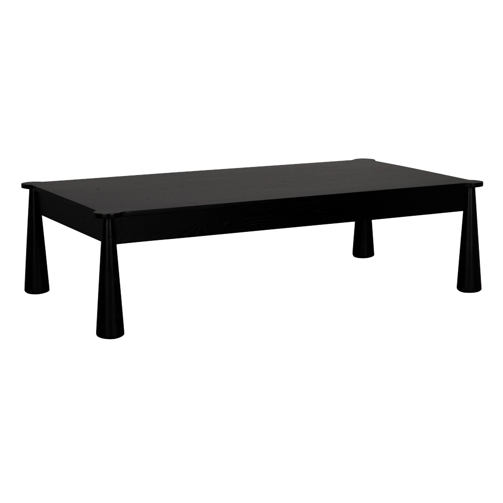 Telluride Coffee Table, RO, Black - 66x36x18-Blue Hand Home