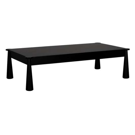 Telluride Coffee Table, RO, Black - 66x36x18-Blue Hand Home