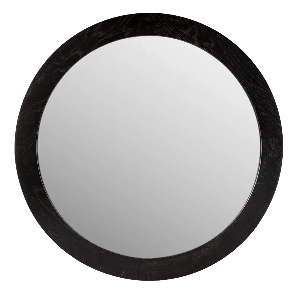 Luke Mirror, RO, large, Black - 32x0.75x32-Blue Hand Home