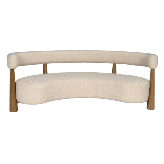 Cleo Sofa, White Oak - 90x44x35-Blue Hand Home