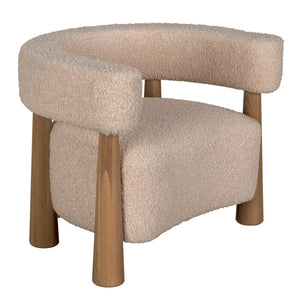 Cleo Chair, Oak-Blue Hand Home