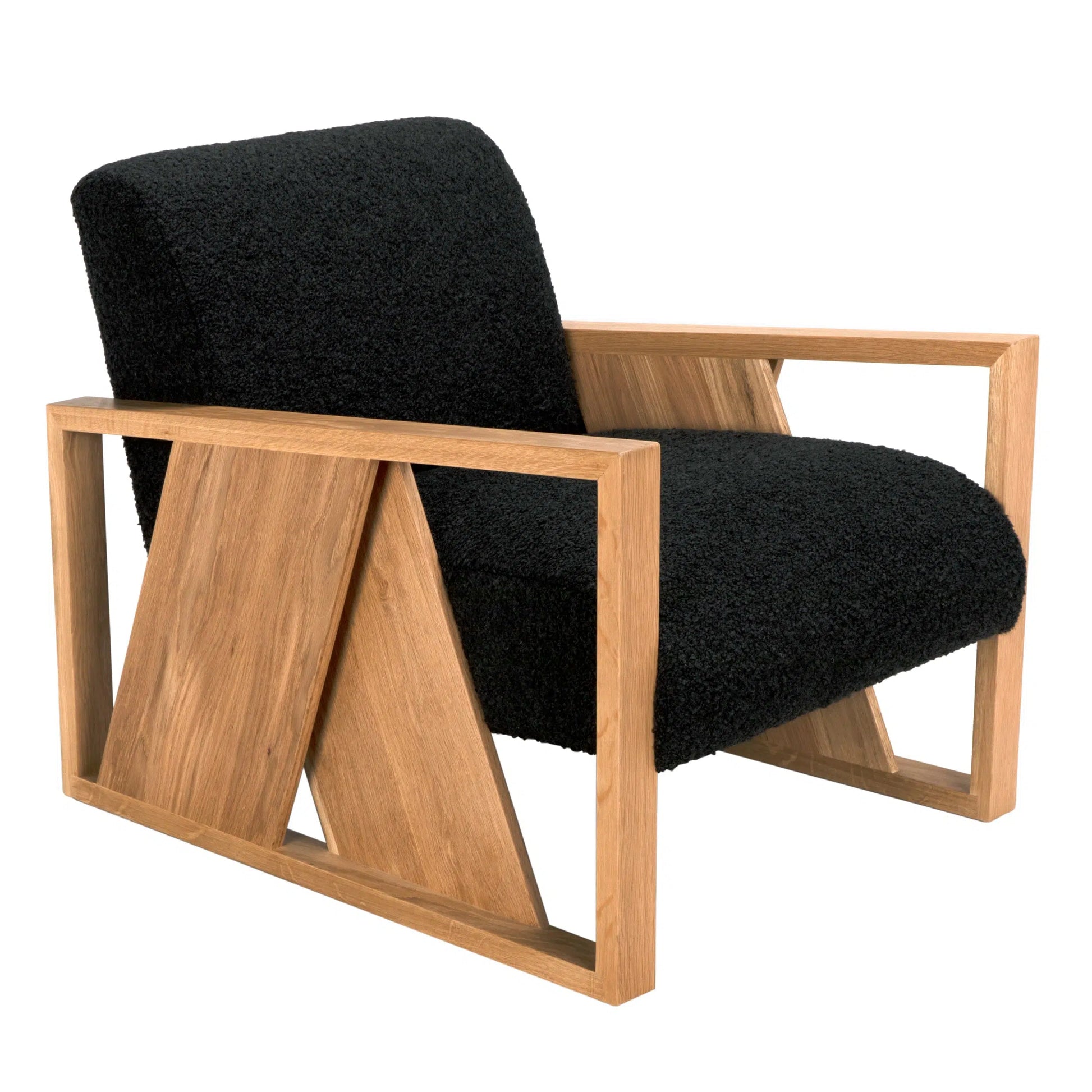 Cerise Chair, Oak-Blue Hand Home