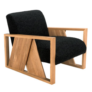 Cerise Chair, Oak-Blue Hand Home