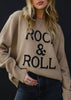 Tan & Black Rock & Roll Sweater-Blue Hand Home