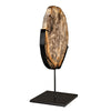 Wood Fossil with Stand, 12"-Noir Furniture-Blue Hand Home