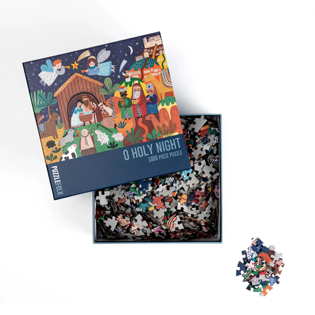 O Holy Night 1000 piece puzzle-Blue Hand Home