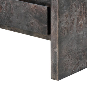 Beatrice Console / Arabica Burl-Blue Hand Home