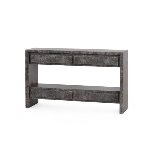 Beatrice Console / Arabica Burl-Blue Hand Home