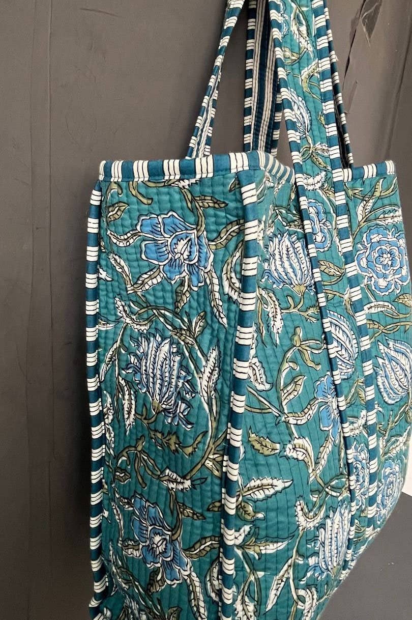 Reversible Floral selling Shopper Bag